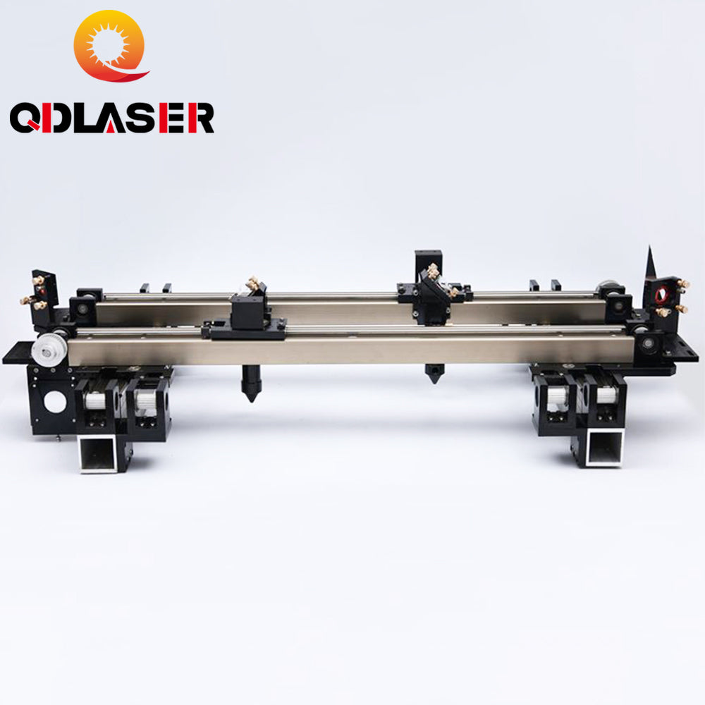 QDLASER Laser Cutting Engraving Machine Huide Rail Double Track Asynchronous Laser Head Linear Slide