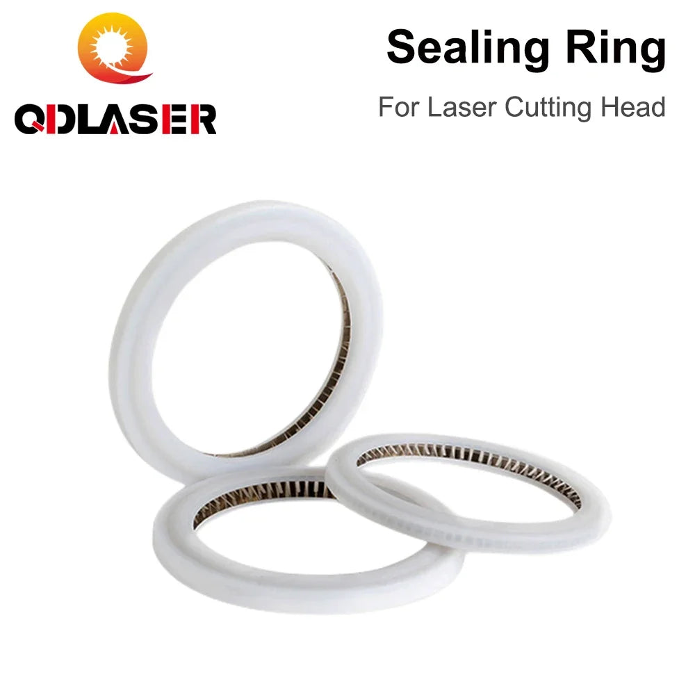 QDLASER Seal ring gasket protection window Yellow / white for Raytools/Precitec/WSX/Bodor Customizable Size for Fiber Laser Head