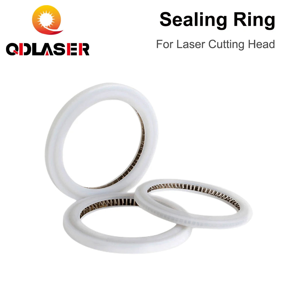 QDLASER Seal ring gasket protection window Yellow / white for Raytools/Precitec/WSX/Bodor Customizable Size for Fiber Laser Head
