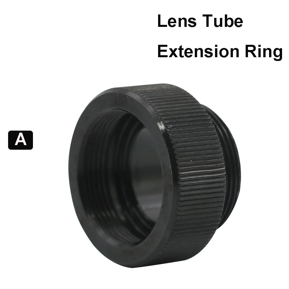 QDLASER Tube Extension Ring CO2 O.D.25mm Lens Tube for D20 F63.5mm/127mm Lens for CO2 Laser Cutting Machine
