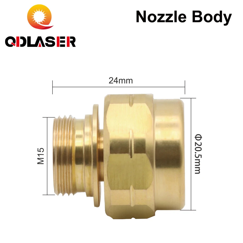 QDLASER OEM 10064099 Laser Nozzles Holder M15-M10 for Fiber Laser Cutting Head Replacement Parts