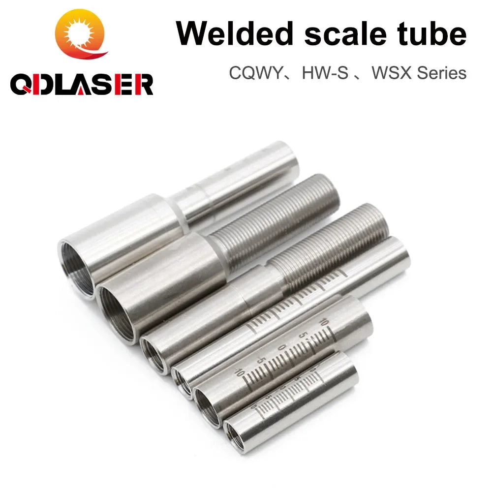 Handheld Laser Welding Nozzle Connector Fixed Scale Tube for WSX CQWY HW QILIN Handheld Welding Head Machine M16 M8 M10 Thread