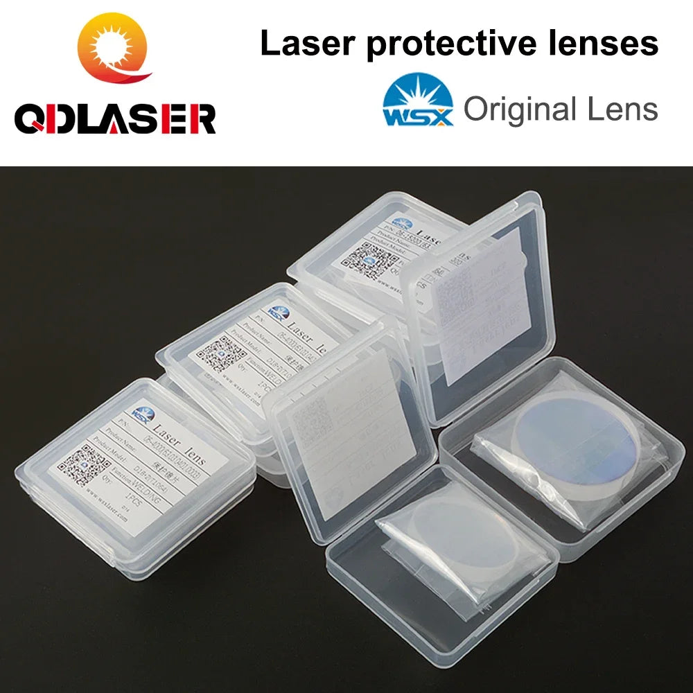 WSX Laser Original Lens 30x5 Protective Windows 4KW 1064nm JGS1 Fused Silica Optical 18x2 20x2 For Fiber Cutting Head KC13/15