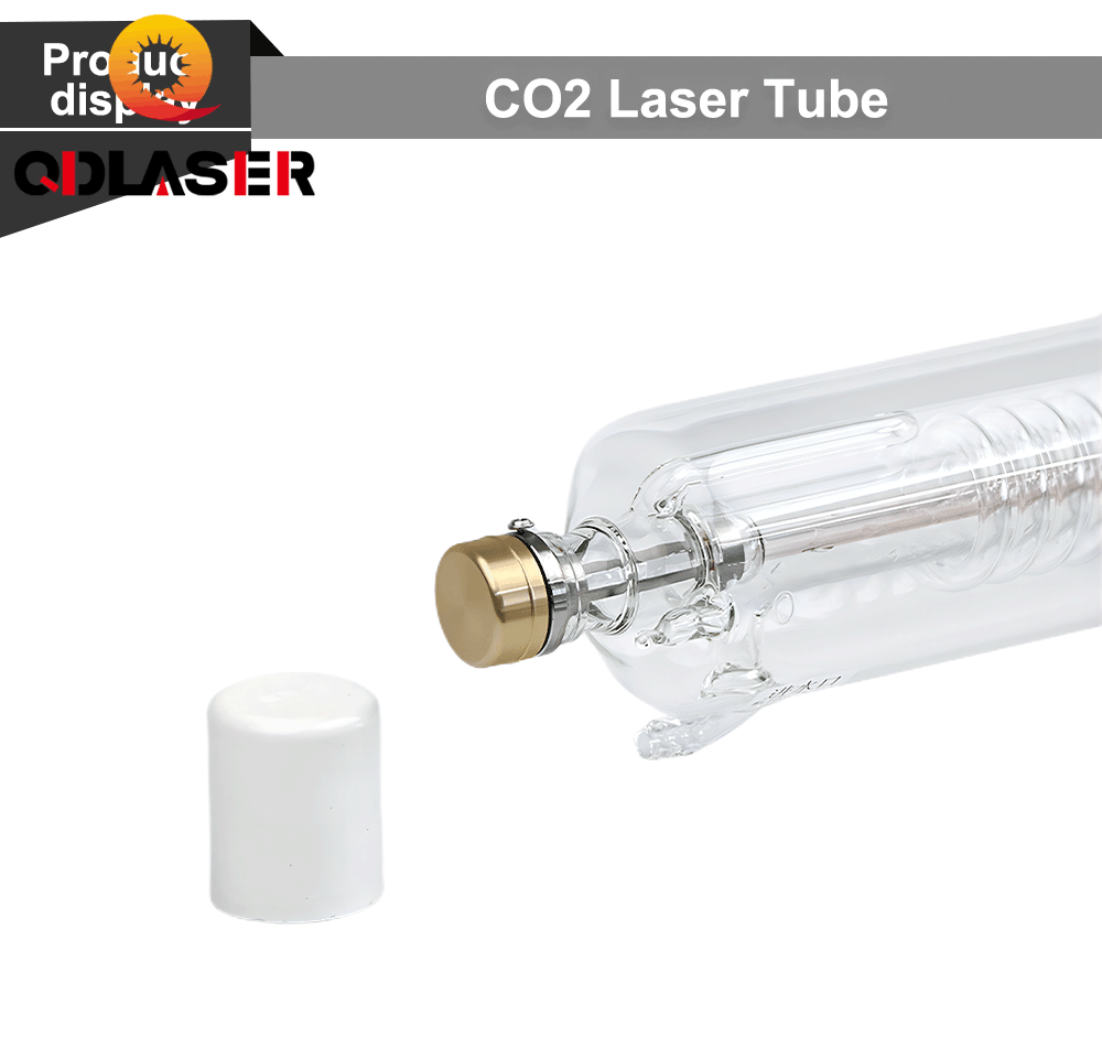 QDLASER SPT T40 40-50W Co2 Laser Tube Length 800mm Dia 80mm for CO2 Laser Engraving And Cutting Machine