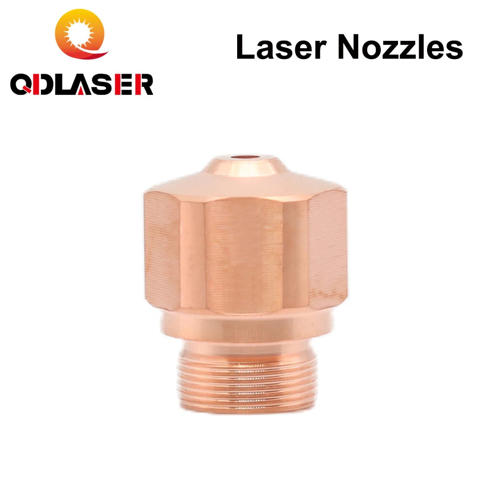 QDLASER OEM H Series Dia.13mm M10 Laser Nozzle Double Layers Caliber1.0-3.0mm Height17mm for Fiber Laser Cutting Head