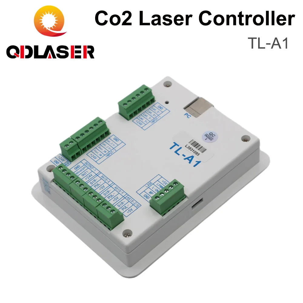 QDLASER Topwisdom TL-A1 CO2 laser controller Replaces Ruida Leetro Trocen For CO2 laser engraving machine K40 laser 3020 6040