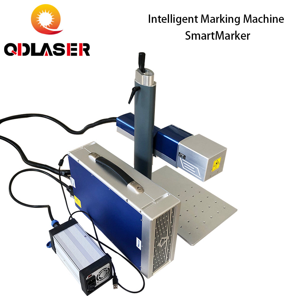 QDLASER 20/30W Fiber Laser Intelligent Marking Machine SmartMarker For Marking Metal