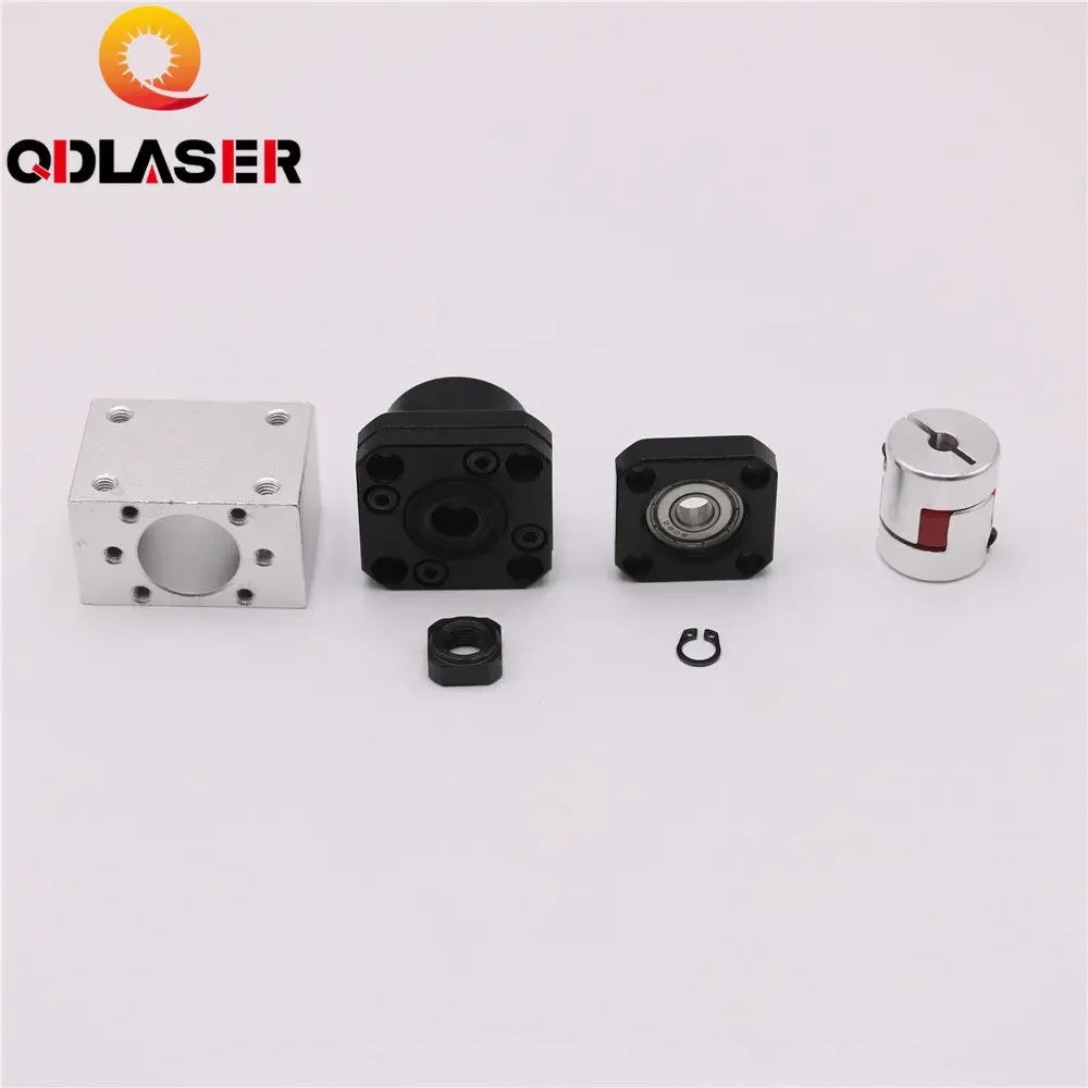 SFU1605 Ball Screw Linear Set C7 Ballnut Nut Housing FK12 FF12 Fixed Floated End Support Plum Coupling for CNC Machine Parts