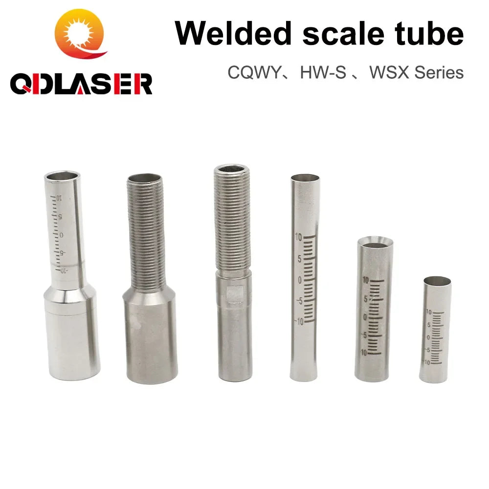 Handheld Laser Welding Nozzle Connector Fixed Scale Tube for WSX CQWY HW QILIN Handheld Welding Head Machine M16 M8 M10 Thread