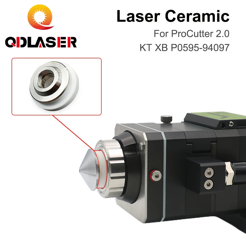 QDLASER Precitec Laser Ceramic KT XB P0595-94097 Dia.31mm M11 Thread for OEM Precitec ProCutter 2.0 Laser Head
