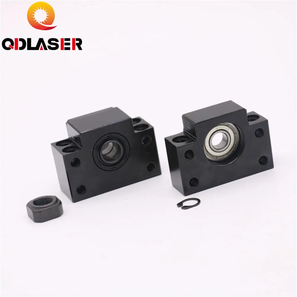 QDLASER BK12 BF12 Ballscrew Fixed Side End Support Set for SFU1605 SFU1604 CNC Machine Parts holder
