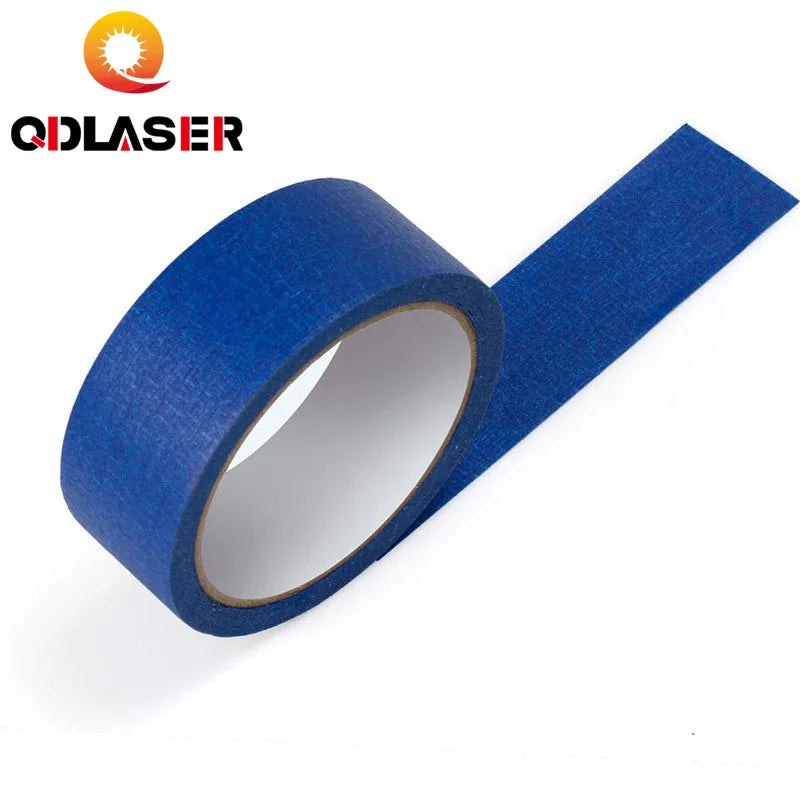 50/20m Blue Dustproof Making Tape to Protect Laser Head Dust Free for Fiber Cutting Machine No Adhesive Residue High Temperature