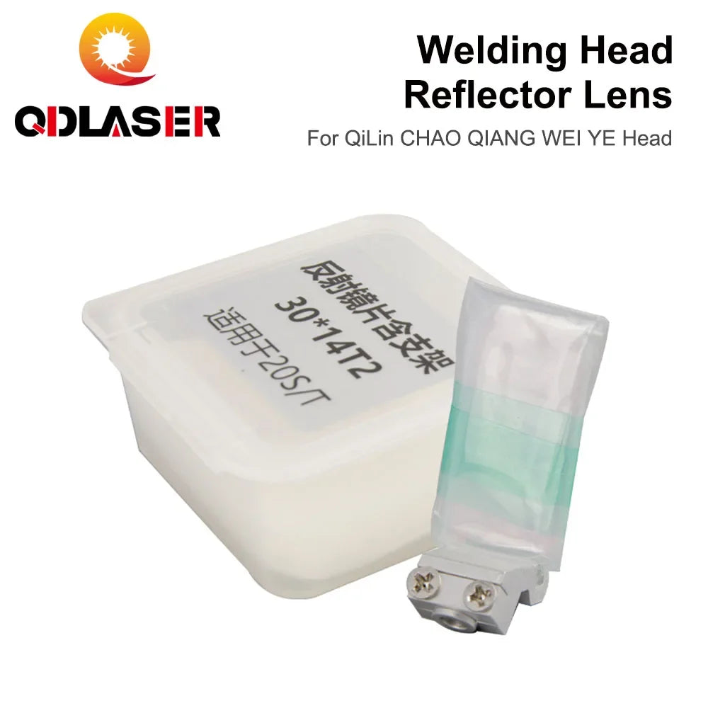 Hand-Held Welding Head Original Reflector Lens 30*14*2mm 22.5*17*2.9mm with Holder for QiLin CHAO QIANG WEI YE Head Fiber Laser