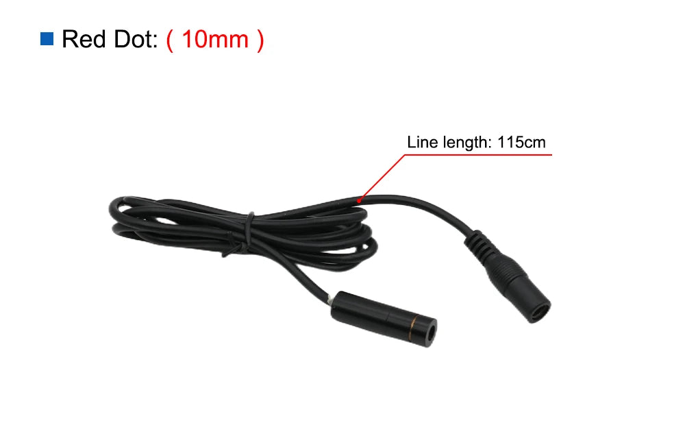 QDLASER Red Dot Set Diode Module Red Dot Device Positioning 24/25mm DC 5V for DIY Co2 Laser Engraving Cutting Head