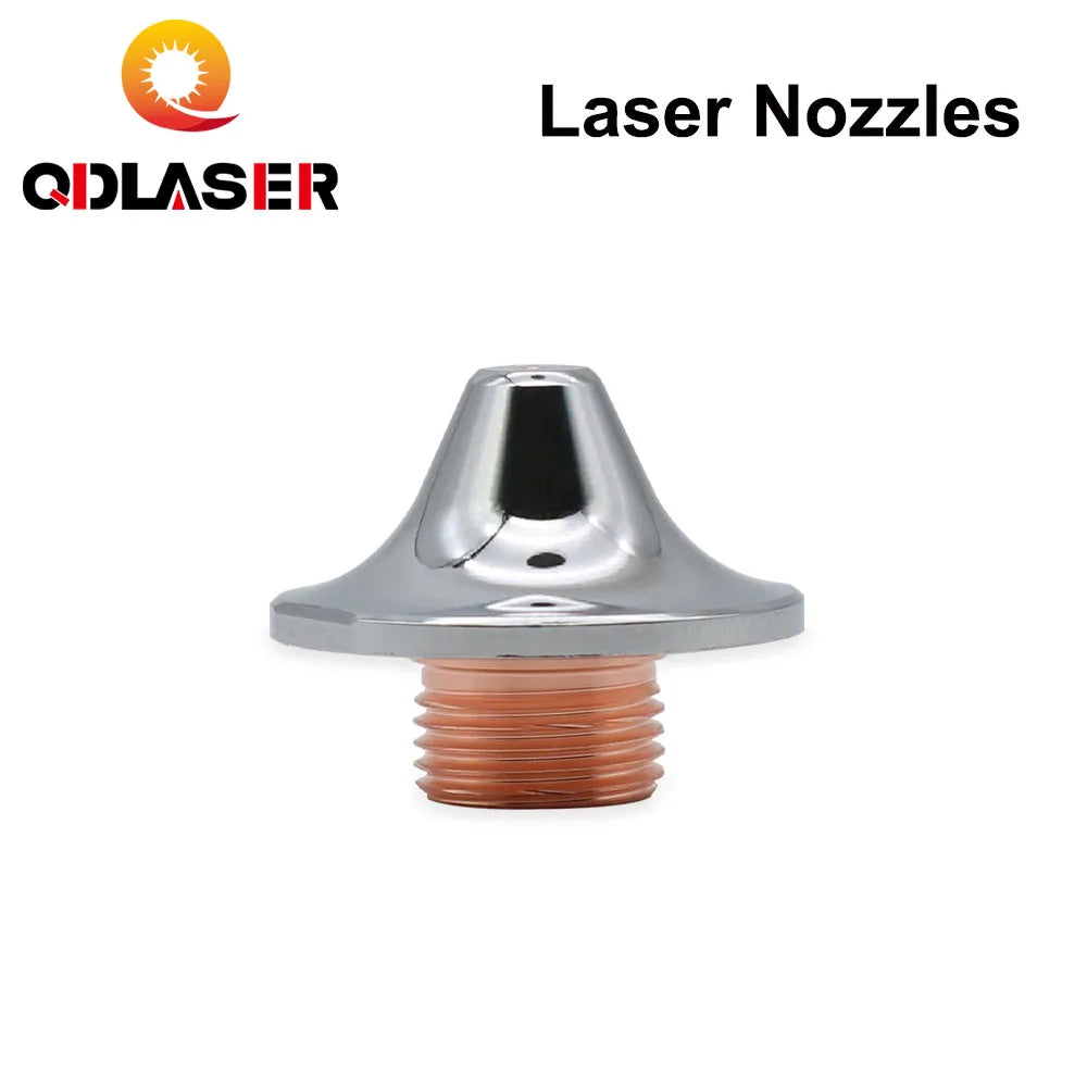 QDLASER OEM Amada Fiber optic cutting nozzle Single Layer Double Layer Dia 25mm H20 M12 Caliber 0.8-4.0mm for Fiber Laser Head