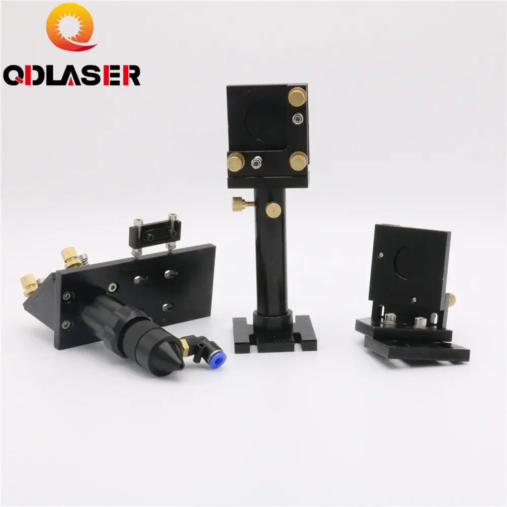 CO2 Laser Head Mirror Mount Set Silicon Reflect Mirror 25mm USA Focus Lens 20mm-50.8mm for Laser Engraving Cutting Machine