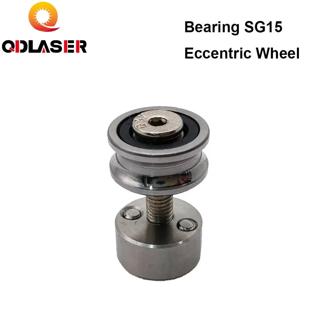 High Speed Pulley Groove Bearing Eccentric Wheel Bearings SG15 Groove Ball Bearings for CO2 Laser Engraving Cutting Machine