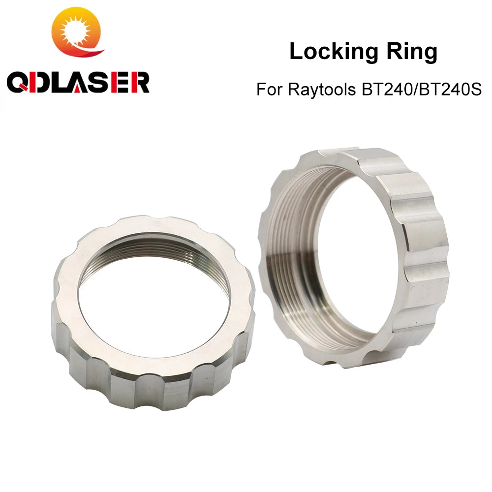 QDLASER Fasten Ring Nozzle Connection Part for Raytools BT240 BT240S Fiber laser Cutting head Nozzle Connector Fasten Ring