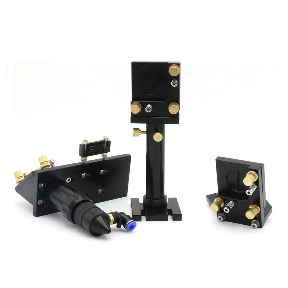 CO2 Laser Head Mirror Mount Set Silicon Reflect Mirror 25mm USA Focus Lens 20mm-50.8mm for Laser Engraving Cutting Machine
