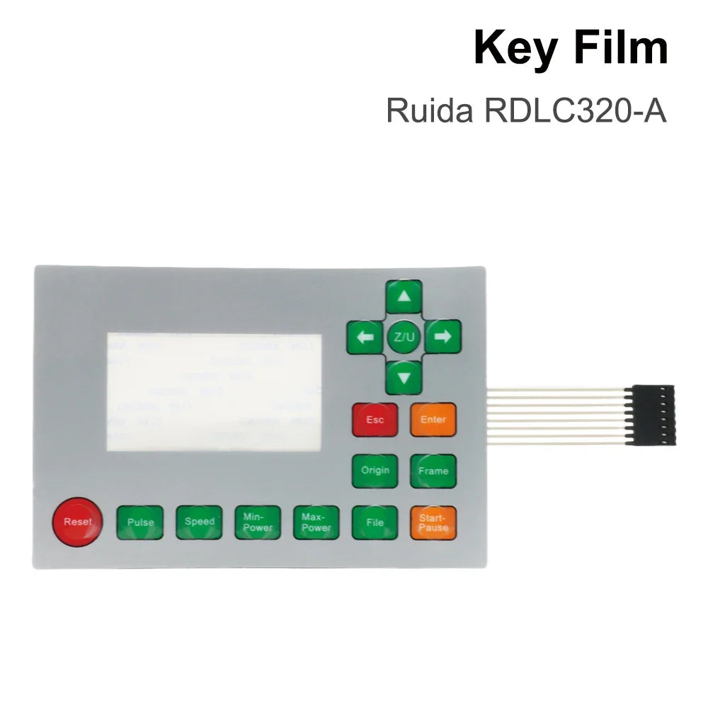 QDLASER Ruida Control Cards Membrane Switch for RDLC320-A RDC6332M RDC6442S RDC6332G RDC6442G Panels Key Film Keyboard Mask