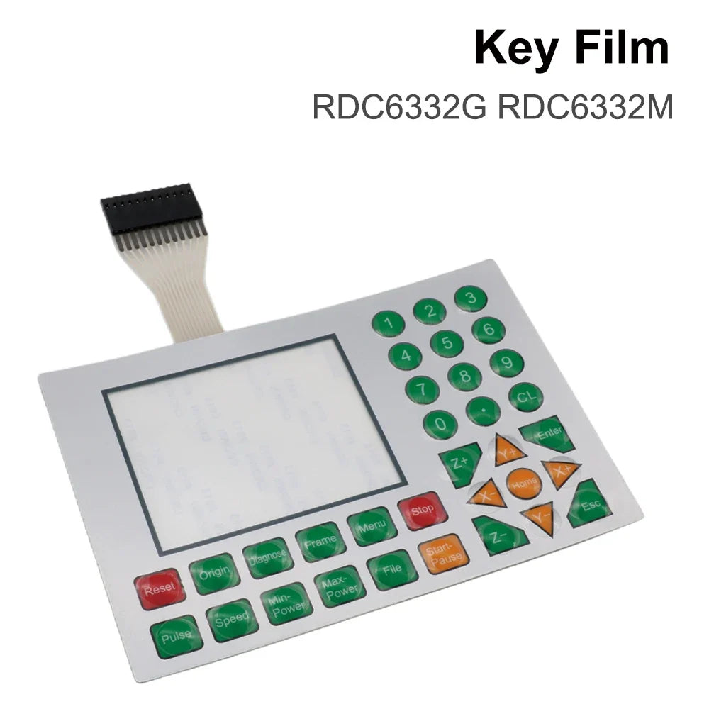 QDLASER Ruida Control Cards Membrane Switch for RDLC320-A RDC6332M RDC6442S RDC6332G RDC6442G Panels Key Film Keyboard Mask