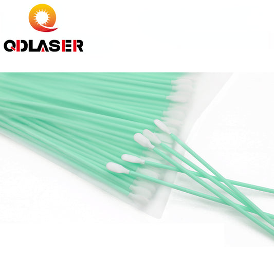 QDLASER Nonwoven Cotton Swab 100pcs/Lot Dustproof Size 70mm 100mm 160mm 121mm for Clean Focus Lens and Protective Windows