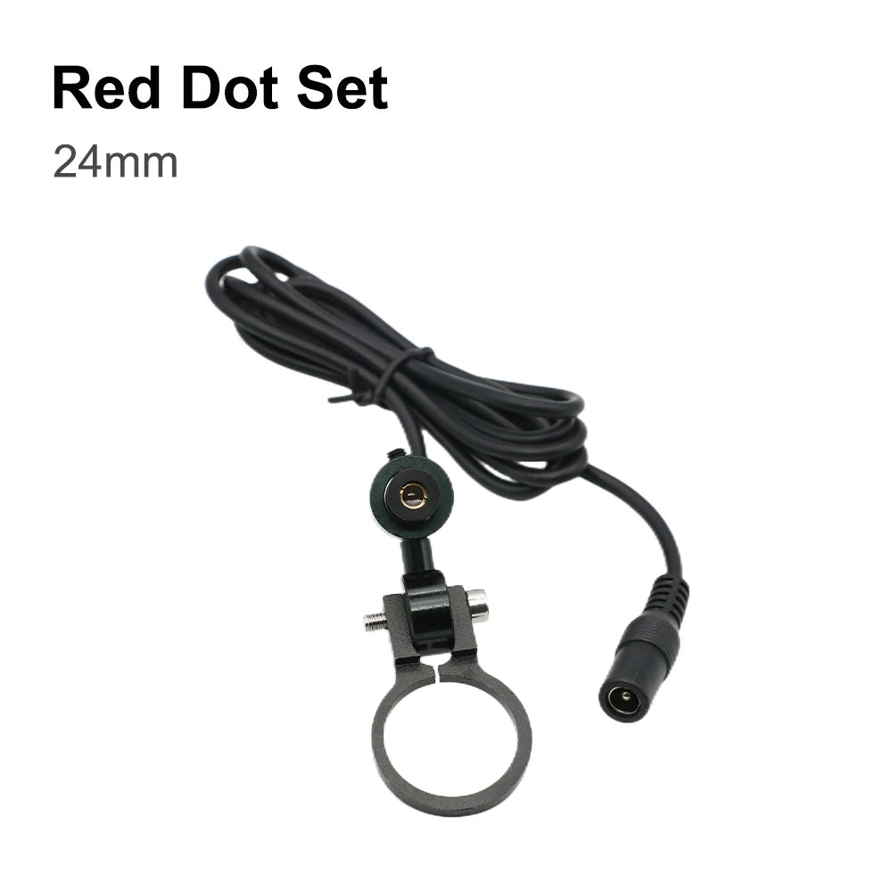 QDLASER Red Dot Set Diode Module Red Dot Device Positioning 24/25mm DC 5V for DIY Co2 Laser Engraving Cutting Head