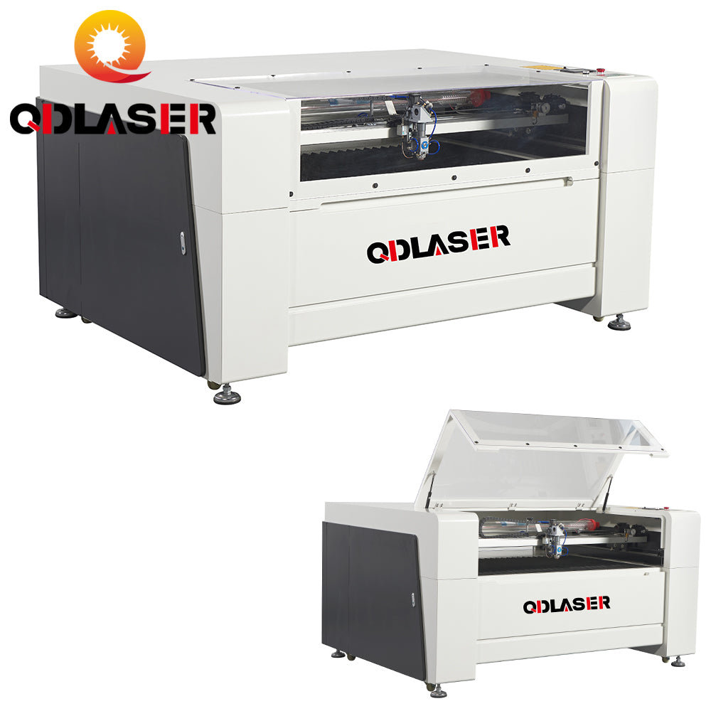 150W 1390M Metal Non-metal Co2 Laser Cutting Machine for Stainless Steel, Carbon Steel, Acrylic and Wood Ruida Control System