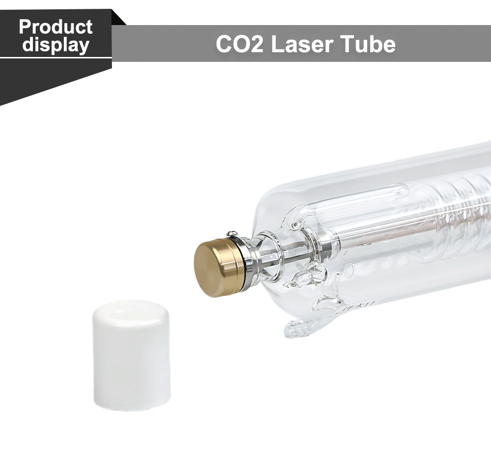 QDLASER SPT T40 40-50W Co2 Laser Tube Length 800mm Dia 80mm for CO2 Laser Engraving And Cutting Machine