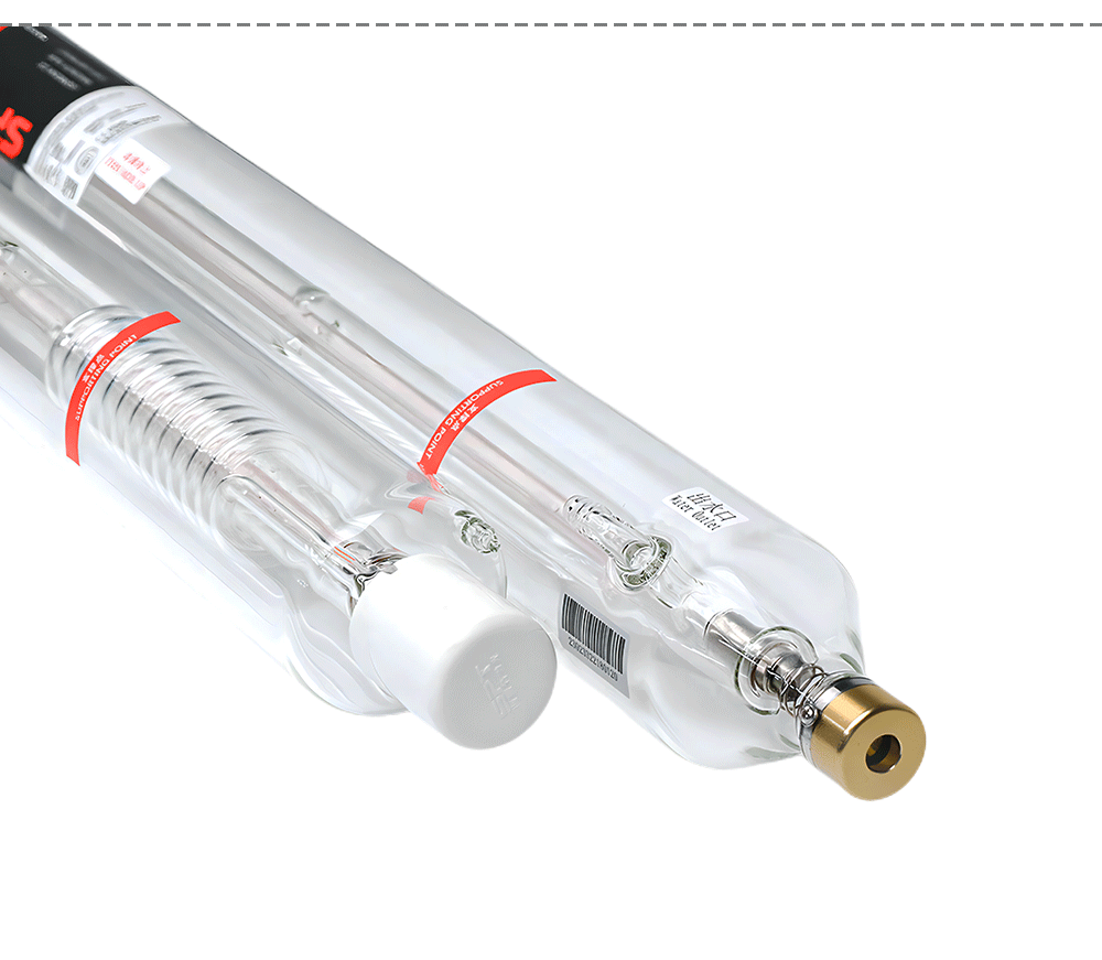 QDLASER SPT T40 40-50W Co2 Laser Tube Length 800mm Dia 80mm for CO2 Laser Engraving And Cutting Machine