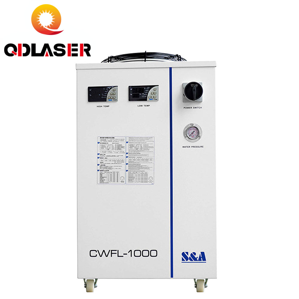 QDLASER Water Industrial Chiller CWFL-1000 For Fiber Laser Engraving and Cutting Machine