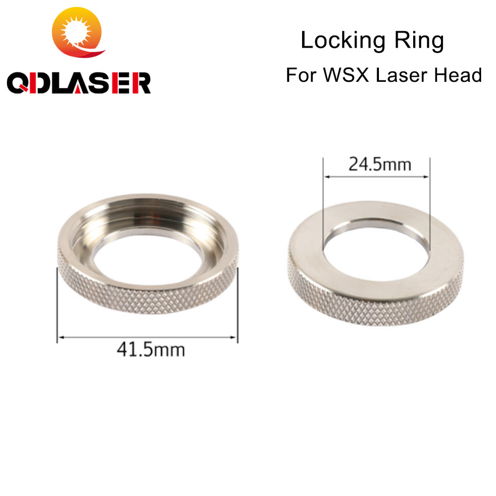 QDLASER Laser Nozzle Connector Fasten Ring for WSX NC12/NC30 Fiber Laser Head Ceramic Lock Ring Nut