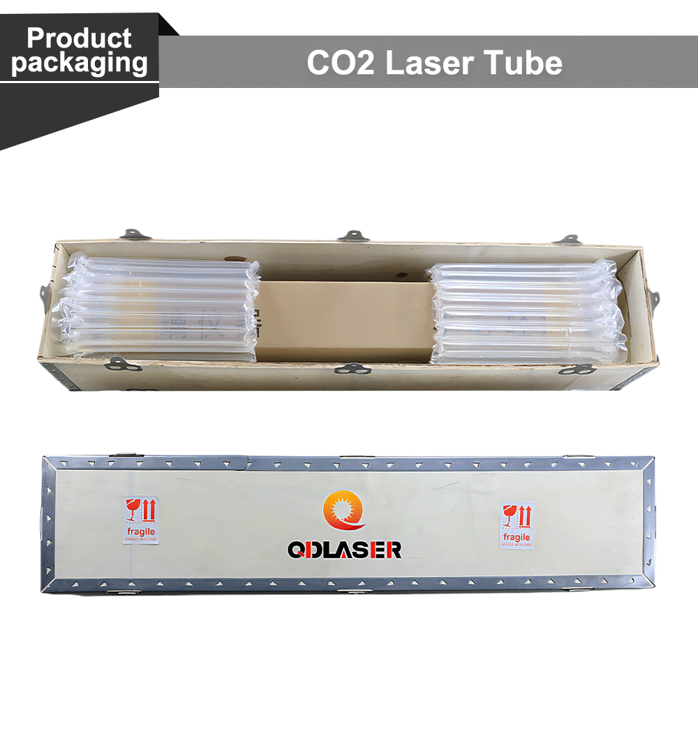 QDLASER SPT T40 40-50W Co2 Laser Tube Length 800mm Dia 80mm for CO2 Laser Engraving And Cutting Machine
