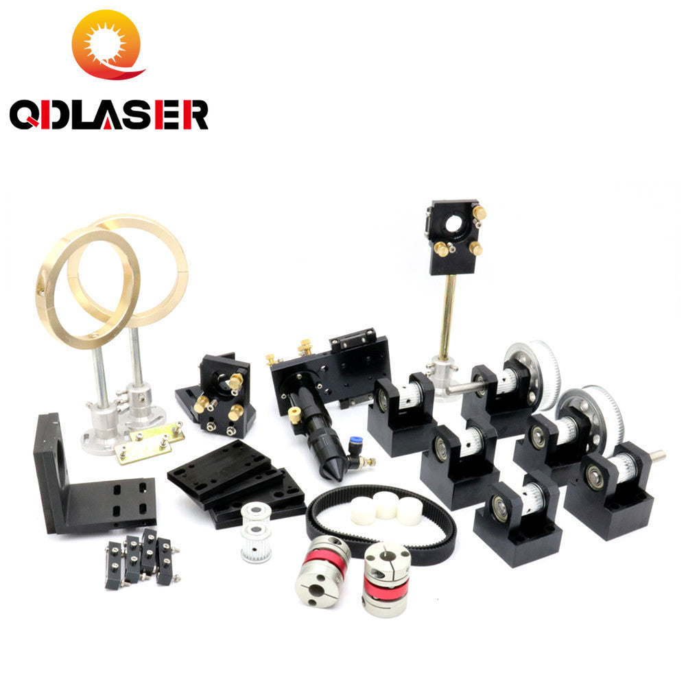 QDLASER E Series Whole Laser Mechanical Set Reduction /Tensioner /Gear Base Laser Kit for CO2 Laser Cutting Machine