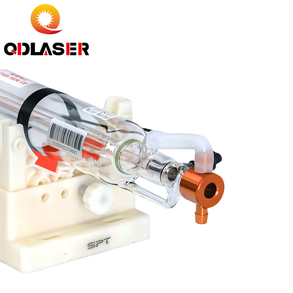 QDLASER SPT C35 35W CO2 Laser Tube Upgraded Metal Head Length 720mm Diameter 50mm for CO2 Laser Engraving and Cutting Machines