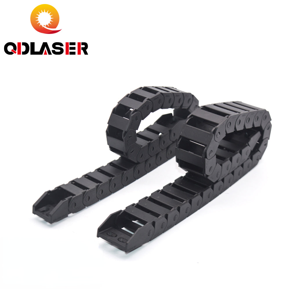 QDLASER Transmission Cable Chain 15x20 15x30 18x25 18x37 Mm Bridge Type Non-Opening Plastic for Mechanical Drive Drag Chains