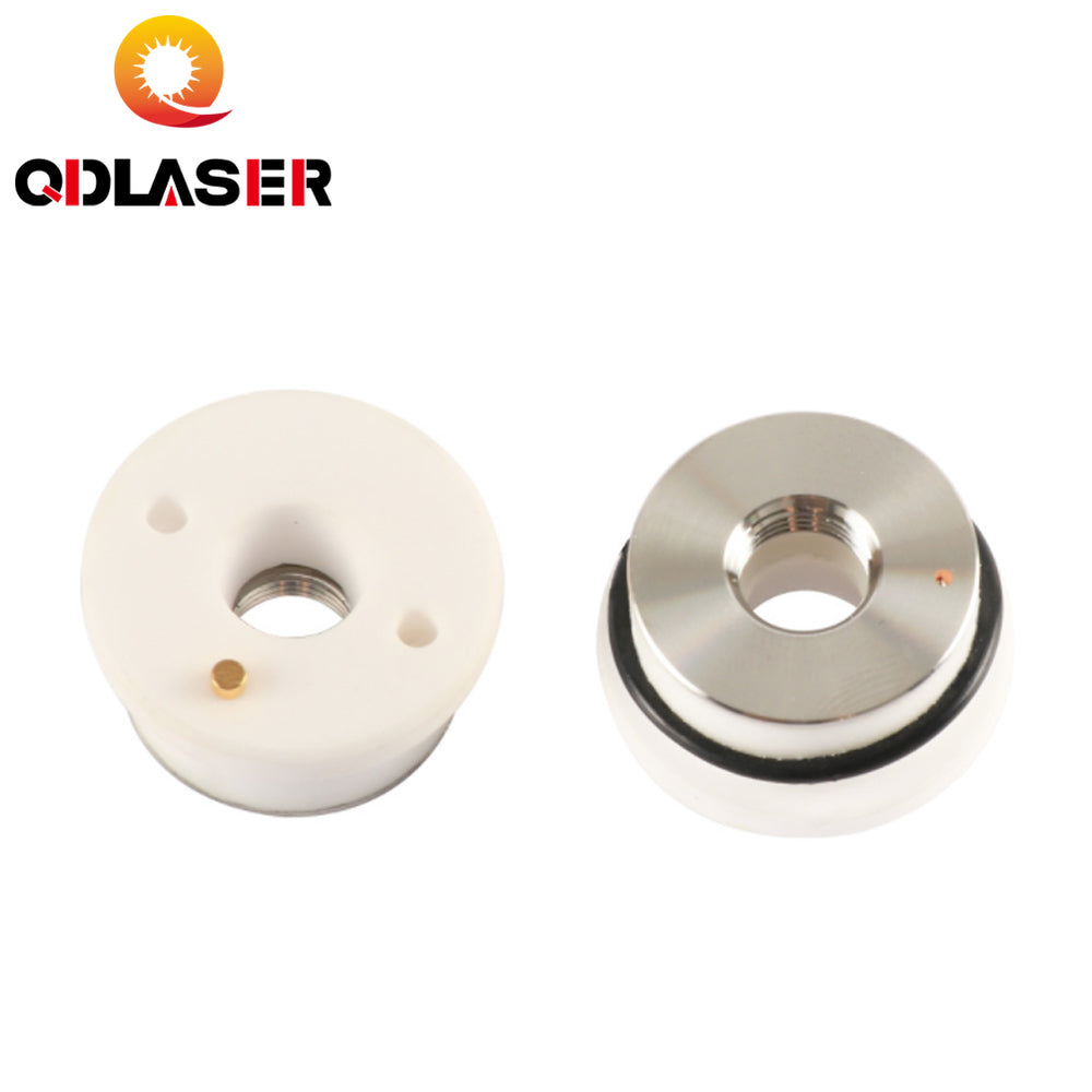 QDLASER Dia. 24mm WSX MINI Fiber Laser Head Ceramic Ring WTC-03 Fiber Laser Ceramic Nozzle Holder WSX-GQ-MN-001H Wholesale