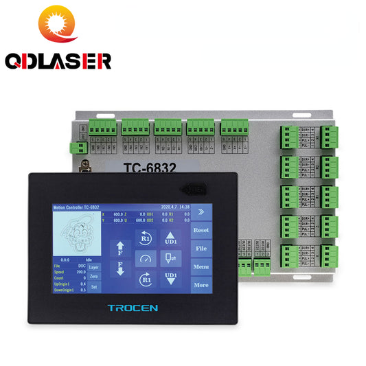 QDLASER Trocen TC6832 Spindle Cutting Vibrating Knife Control System Co2 Laser Controller for Engraving Machine High Speed DSP