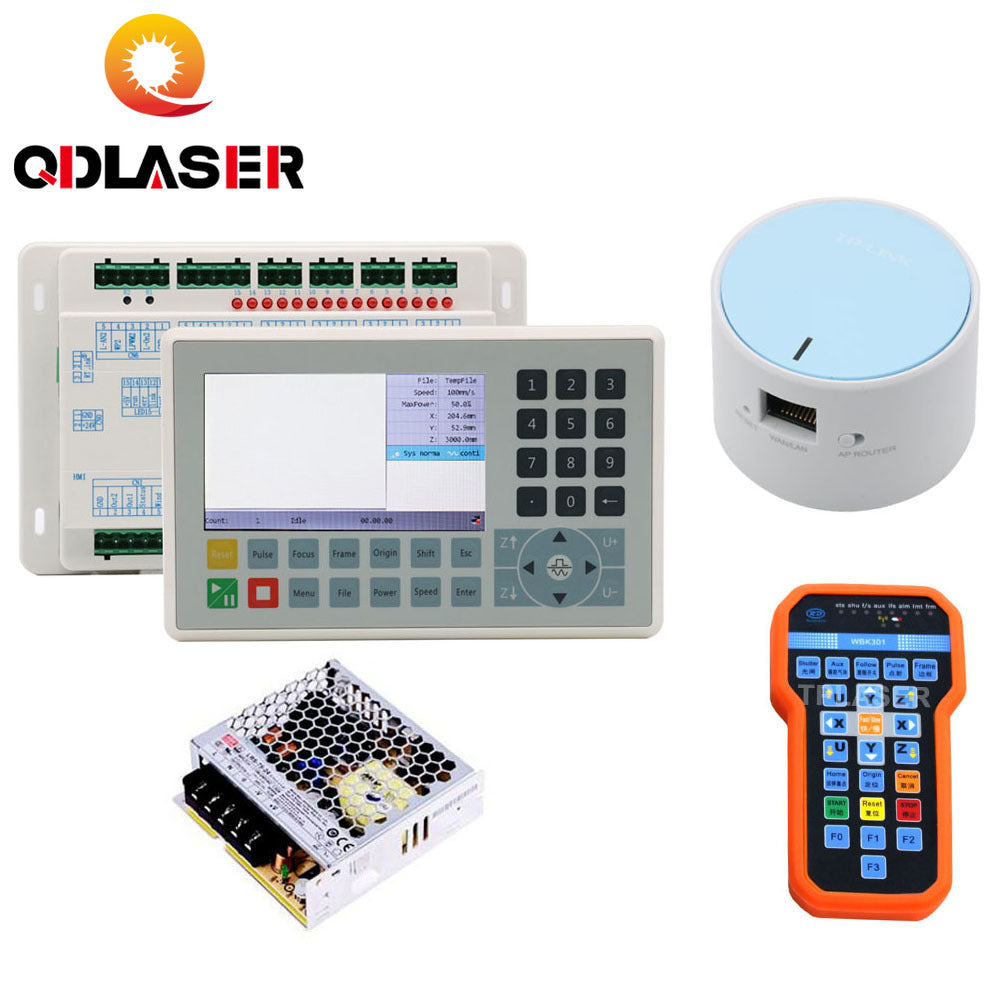 Ruida RD6445G Co2 Laser Controller LRS Power Supply RD WIFI Handle for Co2 Laser Engraving and Cutting Machine