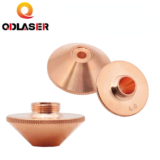 QDLASER Penta Laser Cutting Nozzles Single Layer C Style for High-Power Machine D28 M11 H15mm Caliber 3.5-6.0mm for Fiber Laser