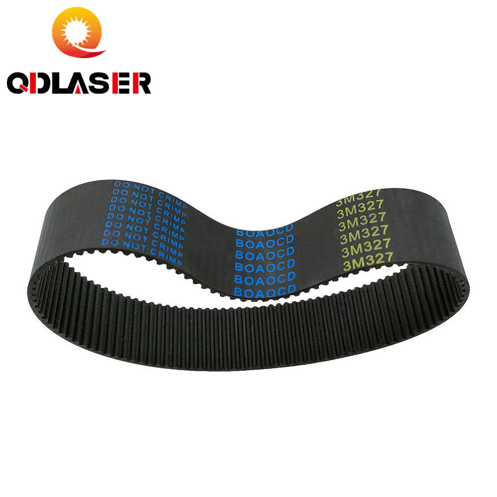 QDLASER HTD Closed Loop Timing Belt Transmission Belts Perimeter 324 327mm Customized Width 25 30mm