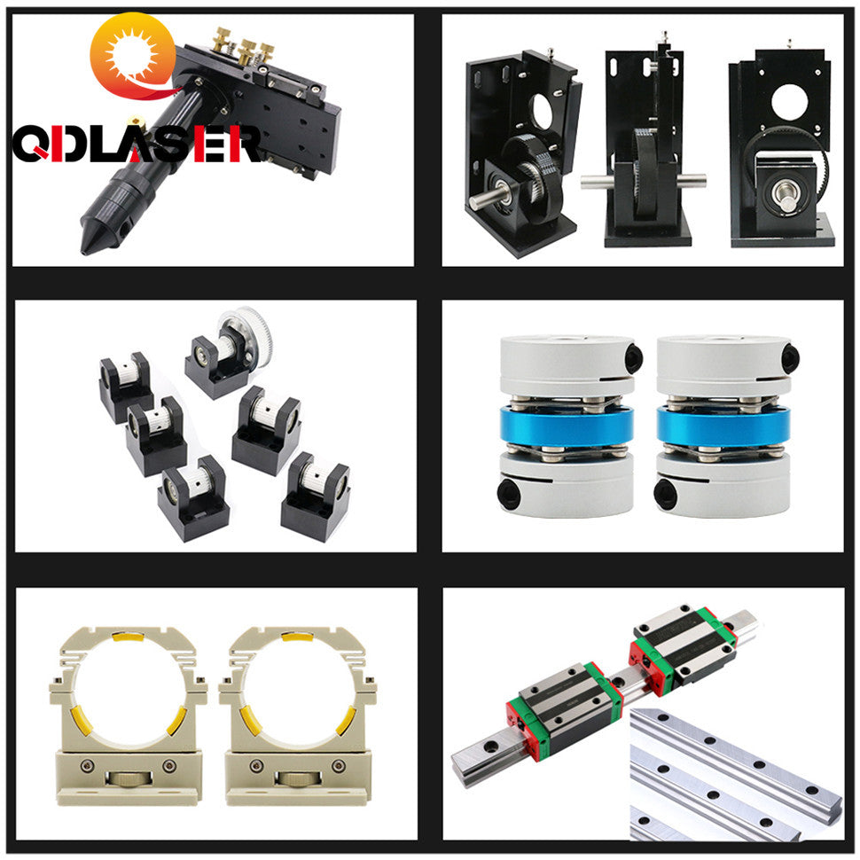 1390 Laser Cutting Kit Linear Guides Set for DIY Laser Cutting Machine Gear Box Laser Head Mirrors Mount