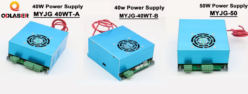 QDLASER High Voltage Flyback Transformer 40W for CO2 40W Laser Power Supply Model B