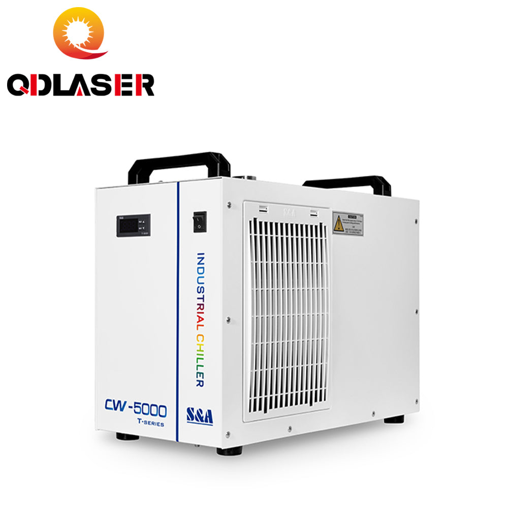 QDLASER CW5000 S&A Industry Air Water Chiller for CO2 Laser Engraving Cutting Machine Cooling 80W 100W Laser Tube