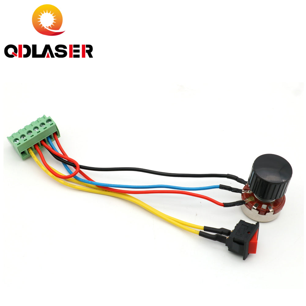 Power Adjuster With Knob and Switch for CO2 Laser Machine