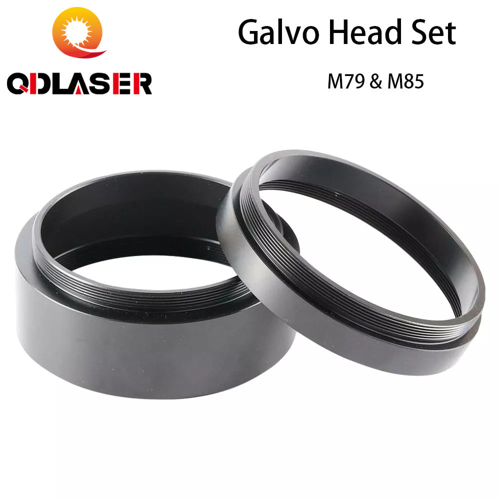 QDLASER Scan Lens Adapter Ring Thread M79/M85 Extend Ring Height 18mm/34mm For CO2 Laser & Fiber Laser Marking Machine