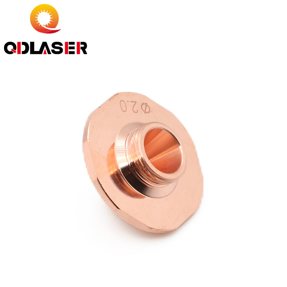 QDLASER Laser fiber optic cutting nozzle Caliber 0.8mm-1.7mm Single Layer Dia.24 for Fiber Laser Cutting Head
