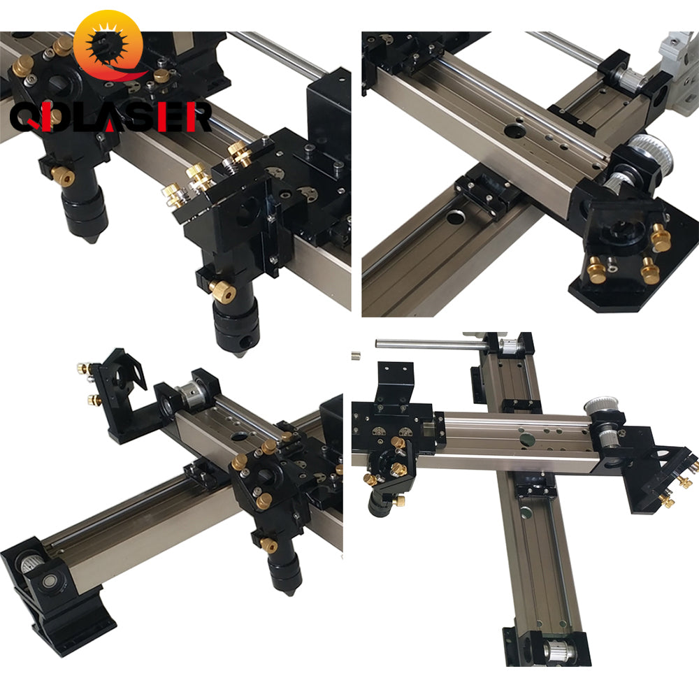 QDLASER 6040/ 9060 / 1390 / 1690 / 1610 Single / Double Heads Inner Sliding Rail Set for CO2 DIY Laser Cutting Machine Kits