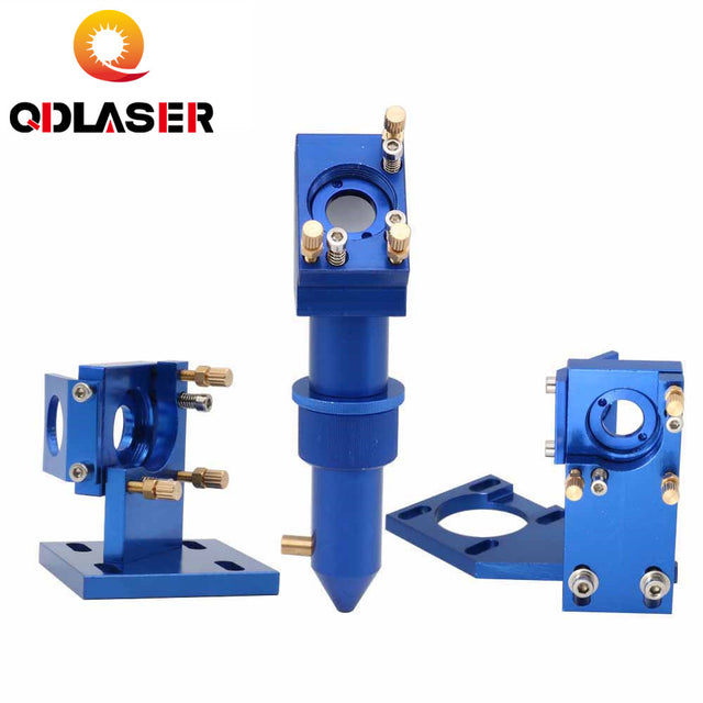 4060 K40 Laser Machine Metal Parts Golden Laser Head Set With Lens D12 18 20 Focus Lens & D20 Mo Mirror Mount Holder