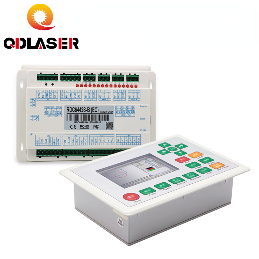 QDLASER Ruida Control Card RDC6442 RDC6442S RDC6442G RDC6442 Motherboard + Panel for Laser Engraving and Cutting Machines